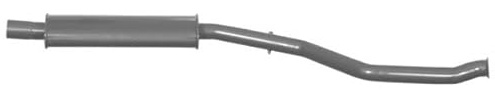 IZAWIT 27.070 Mittelschalldämpfer Kompatibel mit PEUGEOT 206 Schrägheck 2A/C 1717FK