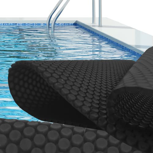 AquaBubble Crystal BLACK 700 Manta térmica piscina - Fabricada en España I Duradera y de Alta eficiencia energética I Ahorro: No precisa refuerzos I Medidas totales: 3.00 x 6.00 m