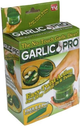 Knoblauch Schneider Set Knoblauchschäler Schäler Raspel Hobel Reibe Garlic Pro