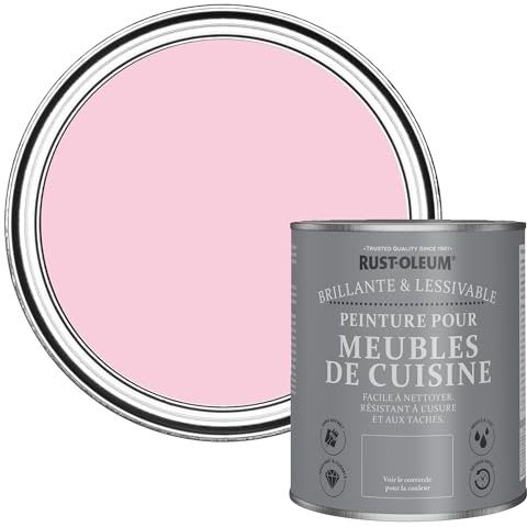 Rust-Oleum Pink Kitchen Cupboard Paint in Gloss Finish - My Husband Said No 750ml