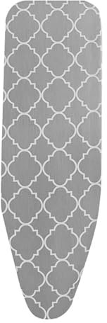 XNSHUN Bügelbrettbezug Bügelbrett Bezug Ironing Board Cover, Bezug Für Dampfbügelstation Bügelunterlage Bügeltischbezug Für Schnelles Und Einfaches Bügeln Mit Elastischem Gummizug (44 x 121CM)