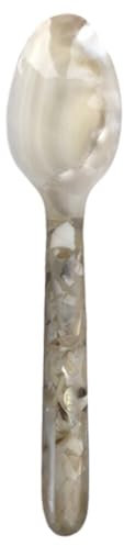Handgefertigte Kaviarlöffel aus Perlmutt 16 cm Eislöffel Kaviarlöffel aus Perlmutt Eier- oder Kaviarlöffel Suppenlöffel Kaffeelöffel ideal für Kaviar-Dessert