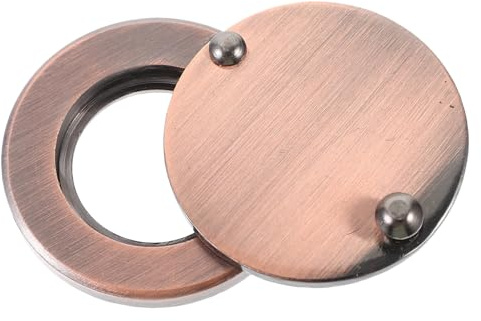 Metal Door Peephole Cover Plate for Front Door Hole | Easy Installation, Privacy Protection, Apartment House Hotel Use, Compact Fit for Standard View Opening