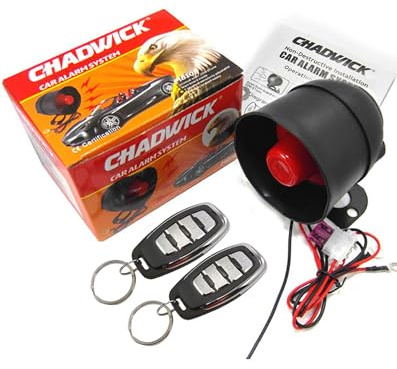Car Horn Siren Alarm,Universal Car Alarm Security Protection System with 2 Remote Controls,7-Level Sensitivity,12v,Anti-Theft Device,No Thread Trimmin,Non-Destructive Installation (CW-8152)