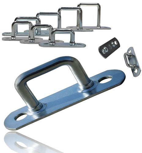 EnB Riemenkrampe 25x51 mm – 20 Stück verzinkte Planenhaken Made in Germany – extrem widerstandsfähige & rostfrei zur Planenbefestigung – Anhängerzubehör & Trailerbedarf
