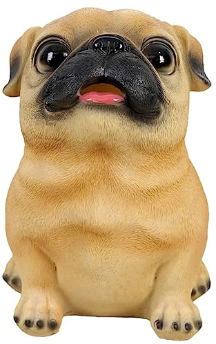 PHENOFICE Hucha De Perro De Dibujos Animados para Niños, Tamaño Pequeño, De Goma Duradera, Gran Capacidad para Guardar Monedas, Decoración Infantil, Ahorro Divertido y Obsequio Creativo