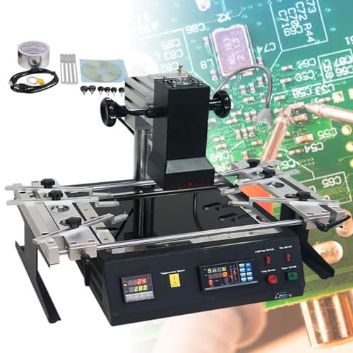 vnmudzeo Stations De Soudage Professionnelles Machine 1250 W, avec éCran D'Affichage NuméRique LED, 8 Segments De TempéRature Constante ÉQuipement De Soudage