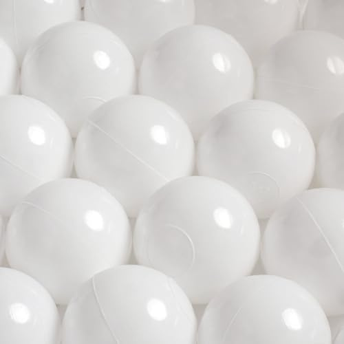 MISIOO 600 Stück Bälle für Bällebad - Spielzeug ab 1 Jahr - Baby Spielzeug 6 cm Bälle aus Sicherem - Ungiftigem Kunststoff - Widerstandsfähig gegen Quetschen