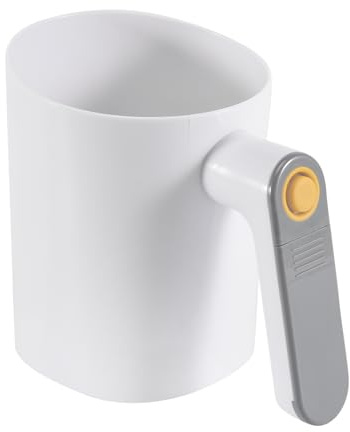 Steowsey Handgehaltenes Elektrisches Mehlsieb, Puderzuckerpulver, Mehlsieb Aus Edelstahl, BecherföRmiges Sieb, KüChengebäCk, Kuchenwerkzeug