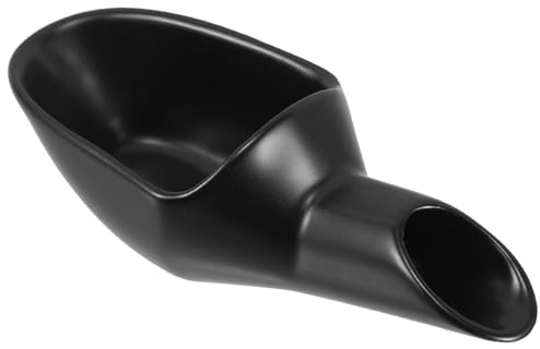 Lurrose Cuillère Doseuse Café en Céramique Noire 20 G Pelle à Mesurer Grains Café et Manche Court Cuisine Maison et Préparation Expresso