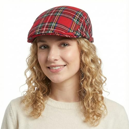 Fasbys Schirmmützen Herren Flatcap Newsboy Schiebermütze Baskenmützen Barett