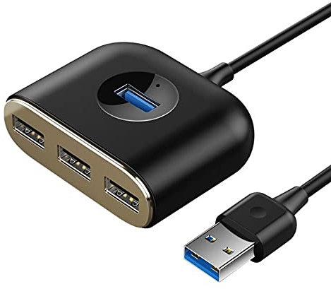 XIXIDIAN 4 Ports USB 3.0 HUB, USB 3.0 Adaptateur avec Micro USB pour la séparateur USB USB