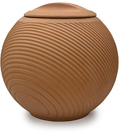 KIKKERLAND Green Orb Terracota Macetero Accesorio para el hogar, marrón, Talla única