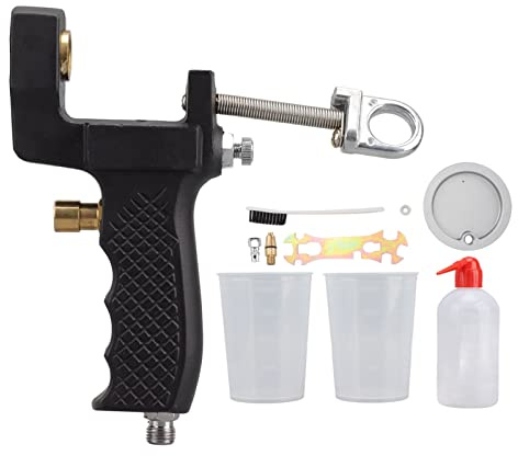 Professional Gel Coat Spray Gun with FN5 Nozzle 1000ml Cup Alloy Steel Construction for Resin, Gypsum, Parting Films Includes Measuring Cup and Cleaning Tools