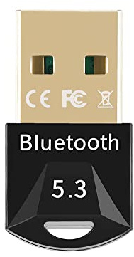 Adaptador USB Bluetooth 5.3 5.0 Dongle para PC Altavoz Teclado de ratón inalámbrico Música Receptor de audio Transmisor Bluetooth (Bluetooth 5.3)