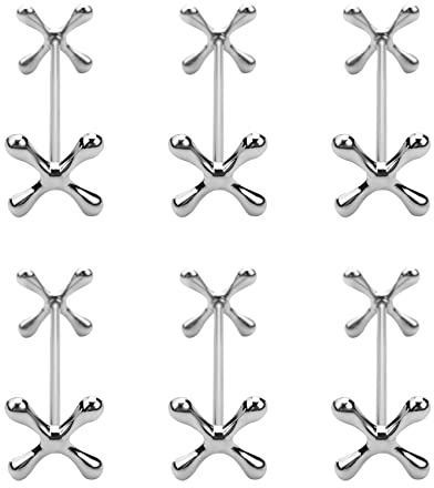 Ksrnsne 6 PièCes SéRies en Alliage de Repose CuillèRes Support Fourchettes Porte-Couteaux Support Support MéTal Artisanat DéCoration de Table