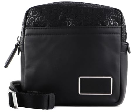Calvin Klein Umhängetasche CK Elevated Reporter Black Tonal Mono schwarz