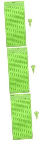 DOITOOL 3sätze Braille Schreibtafel Für Blinde Zeilen Felder Leicht Und Tragbar Inklusive Stift Für Schreiben Und Lernen Hilfsmittel Für Sehbehinderte Einfache Handhabung