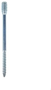 Wovar Distanzschrauben - Justierschrauben verzinkt 6 x 120 mm - Pro Schachtel 50 Stück
