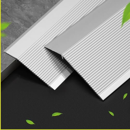 KGAILL Alu Übergangsprofil Boden/Teppich ÜBergangsleiste Höhenausgleichsprofil 2-4cm, Bodenübergangsstreifen Aluminium Ausgleichsprofil für Türschwelle/Holzböden/Laminat (Size : 5pcs)