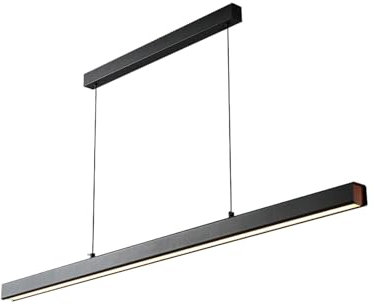 Modern Pendelleuchte Long Strip Pendelleuchte Aluminium-Acryl-LED-Kronleuchter Moderne Minimalistische Kücheninsel Hängelampe for Esstisch Loft Bar Flur Schlafzimmer Restaurant Billardtisch(3 Colors L