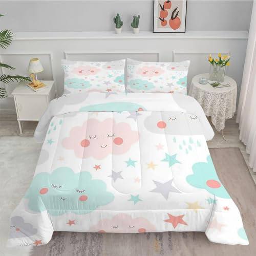 Linfye Bettdecke 200x200 4 Jahreszeiten Moderner 3D-Druck Bettdecke 200x200cm Vierjahreszeiten Schlafdecke Ganzjahresdecke, Bettdecke Ohne Bezug Bettdecken Wende Waschbar Antiallergisch
