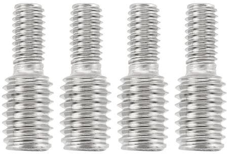 LT Easiyl Lot de 4 Boulons Réducteurs de Filetage Adaptateur Réducteur de Filetage en Acier Inoxydable 304 Goujons à Double Filetage pour Scooter Vélo Jouet Ventilateur Clavier (M4 X 8 Mm à M6 X 8 Mm)