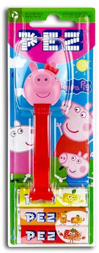 1x PEZ Spender Peppa Pig rot inkl. 2 x Pez Bonbons 2 x 8,5 g