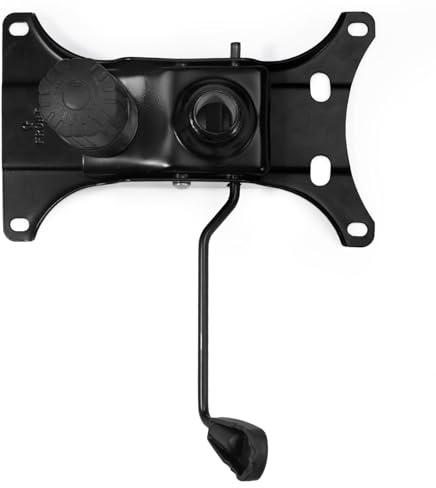 Sytopia Metall Sitzmechanik für Bürostuhl, 227kg Bodenplatte mit 6 x10,2 Löchern, Wippfunktion & Höhenverstellung, Universal Tilt & Lock Ersatz für Drehstuhl/Schreibtischstuhl