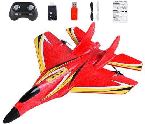 Remote Control Plane - Pp Led Light Design Waterproof Body, 2.4Ghz RC Flying Toy, Double Engine Motor Aircraft | Outdoor Educational Airplane Model RCs Planes For Kids Beginners