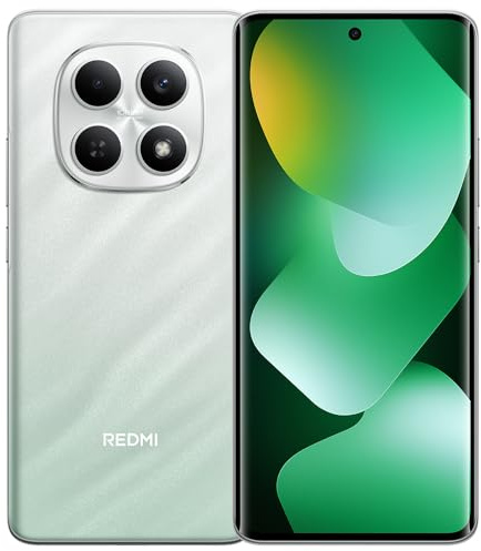 XIAOMI Redmi Note 15 NFC Smartphone, 8 + 256 Go, Vert, Appareil Photo 108 MP, IP64, 120 Hz, Mediatek Helio G100 Ultra, Android 15, Charge Rapide 33 W, Batterie 6 000 mAh, sans Chargeur