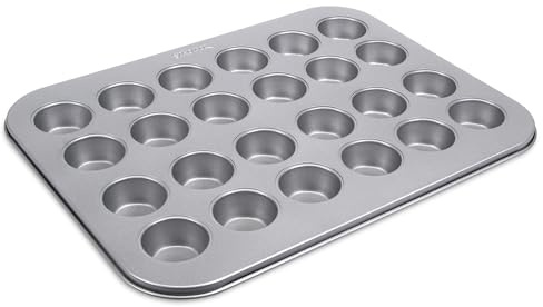 Städter We love baking Muffinform Mini | 24 Mini-Muffins | Hochwertige Antihaftbeschichtung, PFAS frei, 35x27cm