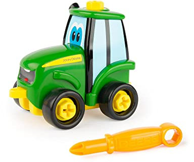 Bau dir deinen Johnny Freund Traktor Spielzeug, für Kleinkinder, Interaktives zum Schieben, Push Toys Geeignet ab 18 Monaten, 2 & 3 Jahren, für Jungen und Mädchen