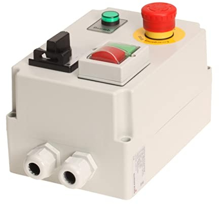 Universalschalter K3500 1Ph-240V/4KW u. 3Ph-400V/7,5kW mit Not-Halt