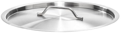 Forgast Coperchio in Acciaio Inox ⌀ 35cm, Coperchio per Pentola, Coperchio per Padella, Coperchio Universale, per Casseruola, Lavabile in Lavastoviglie