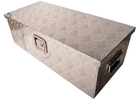 AWD Caisse en Aluminium à Plaque en Losange pour flèche/boîte à Outils avec poignées