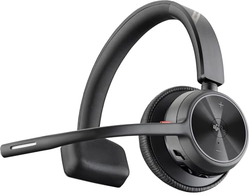 HP Poly Voyager 4310-M UC 4300 series Headset On-Ear Bluetooth kabellos aktive Rauschunterdrückung Schwarz