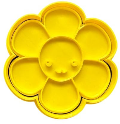 The Cookie Cutter Hub Sunflower Cupcake Cookie Cutter and Matching Embosser for Cookies Biscuits Clay Baking Decoration