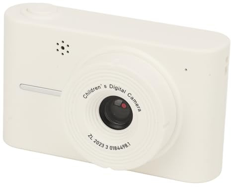 Digitalkamera, FHD 40MP 1080P Vedio-Kamera med 8X Zoom, Autofokus Anti Shake Vlogging-Kamera, Kompakt Liten Kamera för Pojkar, Flickor, Barn (Vit)