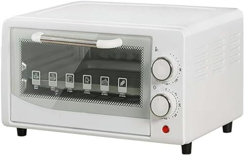 BTURYT Horno eléctrico de 12 litros, Horno Tostador de encimera de convección de Acero Inoxidable, Mini Horno multifunción (Blanco)