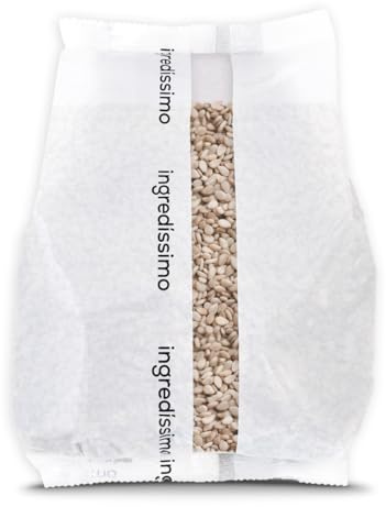 Ingredíssimo - Semillas Sésamo Natural Integral 1kg | Alto en Fibra, Calcio y Proteínas | Vegano, Gomasio y Panes