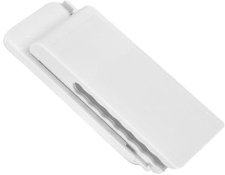 Uonlytech Soporte Autoadhesivo Para Regleta De Enchufes Sin Perforaciones Blanco Resistente De Pp Para Hogar Oficina y Cocina Organización De Cables 1 Unidad