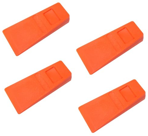 SHINEOFI 4 pièces Coin Abattage Plastique pour Tronçonneuse Cales de Fente de Résistantes et Portables pour Abattre Arbres