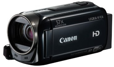 Canon LEGRIA HF R56 Camcorder, 57x Advanced zoom lens and Optical Intelligent Image Stabilization with Wi-Fi, AVCHD and MP4, Full HD CMOS sensor - Black (Renewed)
