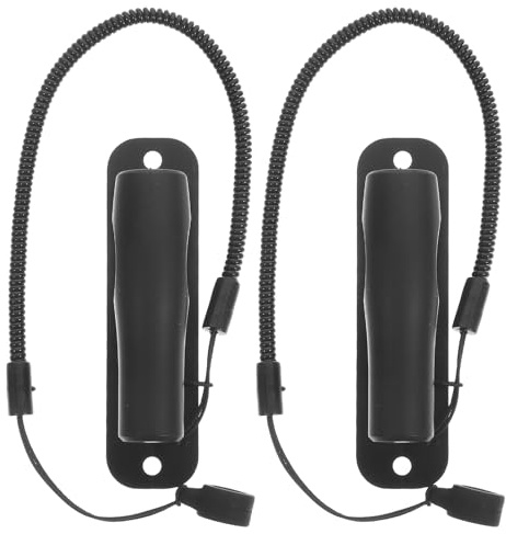 PACKOVE Set 2 Pezzi Penna Stilo Corda Retrattile con Base Adesiva, Cordino Elastico con Anello in Silicone Antiscivolo per Ufficio, Scuola e Banconi, Guinzaglio per Penna a Molla