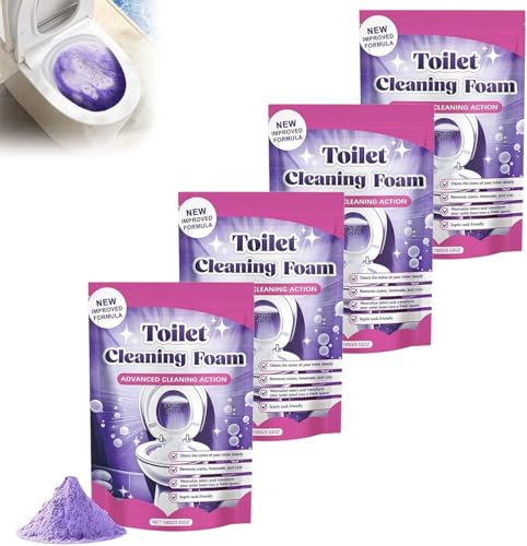 Fizzclean Wc-Reiniger, 2026 Neu Fizzclean Wc-Schaumreiniger, Fizzclean Toilet Cleaner, Cleaning Foam, WC Reiniger Extra Stark,Toilet Cleaner,Wc Reiniger Pulver länger Sauber Bleibt (4)