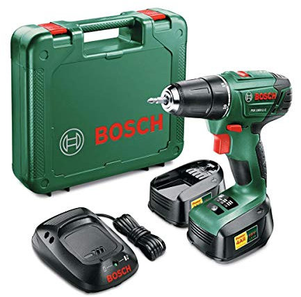 Bosch PSR 1800 LI-2 Bohrmaschine, ohne Schlüssel, Grün, 1,2 kg