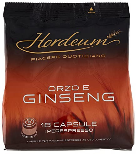 illy Hordeum Caffè Capsule Iperespresso Orzo e Ginseng, 300g