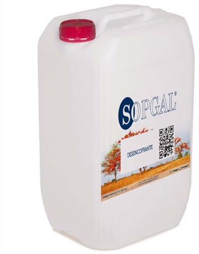 Desencofrante No Emulsionable (25L) - Protege y ayuda a conservar los materiales utilizados para encofrados y moldes. Evita la adherencia del hormigón al encofrado metálico, de madera, chapa...