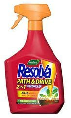 Resolva Path & Drive Ready To Use Weed Killer 1L, with a Thank You Sticker